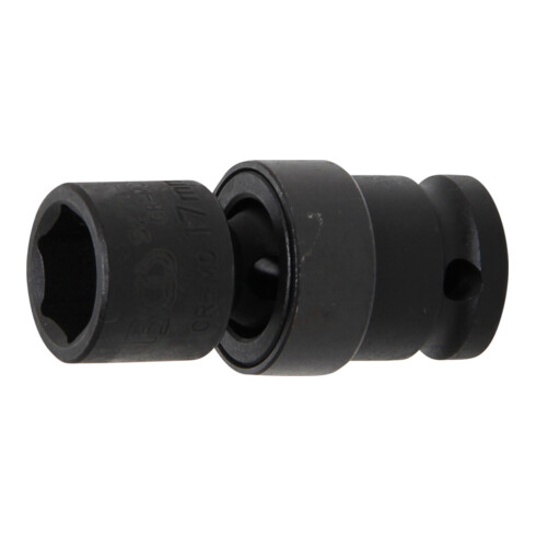 BGS Kraft-Kugelgelenk-Einsatz 5200-17, Antrieb Innenvierkant 12,5 mm (1/2"), SW 17 mm