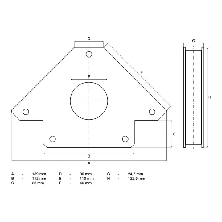 BGS Kraft-Magnethalter 32 kg