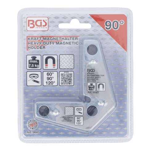 BGS Kraft-Magnethalter 9683, L-Form