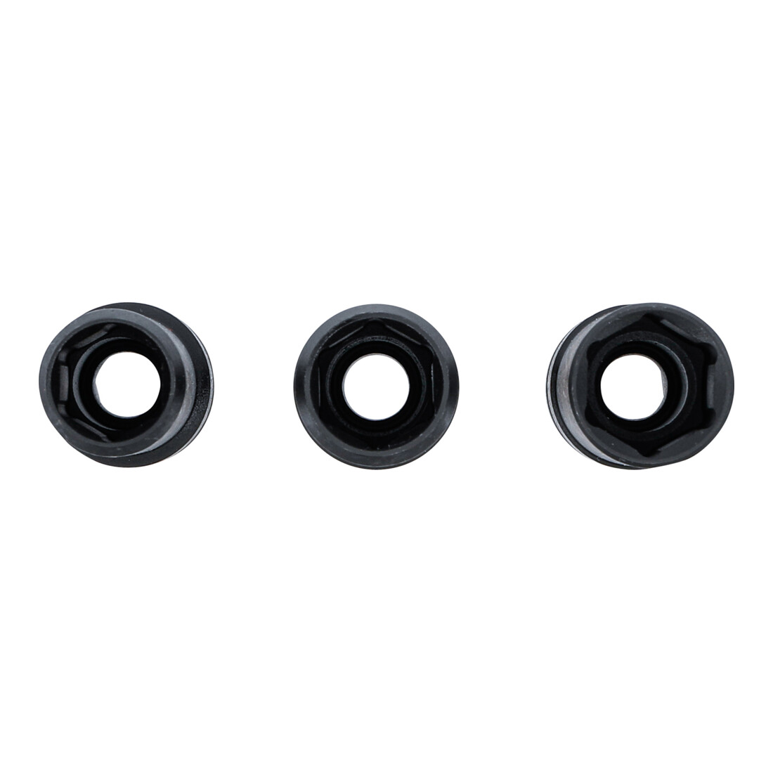 BGS Kraft-Spezial-Steckschlüssel-Einsatz-Satz, Antrieb Innenvierkant 12,5 mm (1/2"), SW 17 / 19 / 21 mm, 3-tlg.