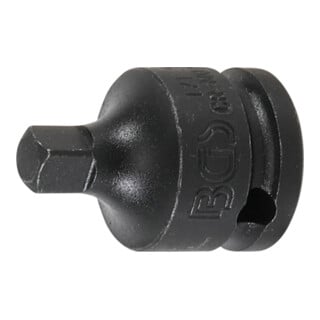 BGS Kraft-Steckschlüssel-Adapter Innenvierkant 10 mm (3/8") - Außenvierkant 6,3 mm (1/4")