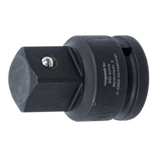 BGS Kraft-Steckschlüssel-Adapter Innenvierkant 20 mm (3/4") - Außenvierkant 25 mm (1")