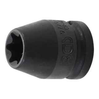 BGS Kraft-Steckschlüssel-Einsatz E-Profil 9779-18, Antrieb Innenvierkant 12,5 mm (1/2"), SW E18
