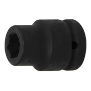 BGS Kraft-Steckschlüssel-Einsatz Sechskant 5617, Antrieb Innenvierkant 20 mm (3/4"), SW 17 mm