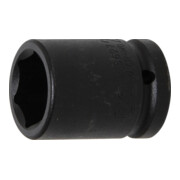 BGS Kraft-Steckschlüssel-Einsatz Sechskant 5627, Antrieb Innenvierkant 20 mm (3/4"), SW 27 mm