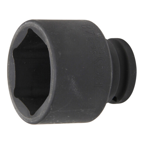 BGS Kraft-Steckschlüssel-Einsatz Sechskant 5648, Antrieb Innenvierkant 20 mm (3/4"), SW 48 mm