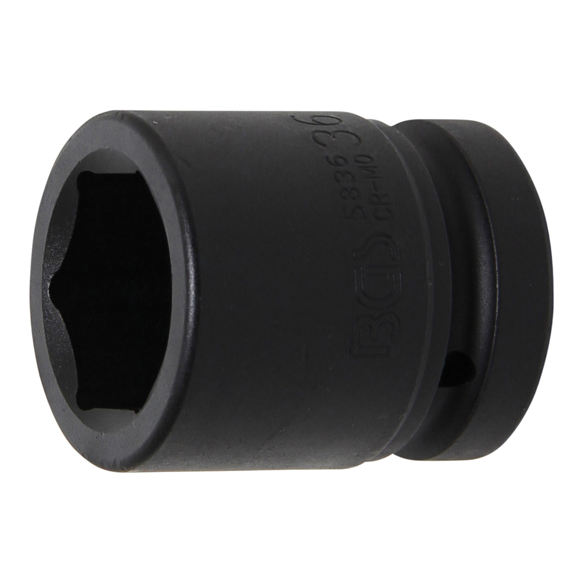 BGS Kraft-Steckschlüssel-Einsatz Sechskant 5836, Antrieb Innenvierkant 25 mm (1"), SW 36 mm ; BGS technic