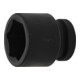 BGS Kraft-Steckschlüssel-Einsatz Sechskant 5846, Antrieb Innenvierkant 25 mm (1"), SW 46 mm-1