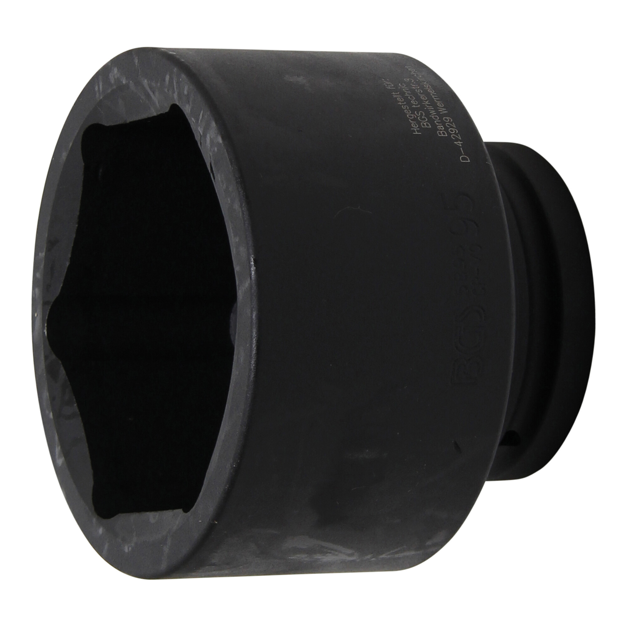 BGS Kraft-Steckschlüssel-Einsatz Sechskant 5895, Antrieb Innenvierkant 25 mm (1"), SW 95 mm ; BGS technic