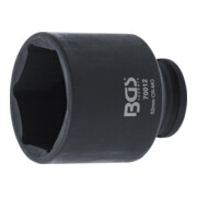 BGS Kraft-Steckschlüssel-Einsatz Sechskant 70012, Antrieb Innenvierkant 12,5 mm (1/2"), SW 52 mm