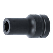 BGS Kraft-Steckschlüssel-Einsatz Sechskant, tief 5500-19, Antrieb Innenvierkant 25 mm (1"), SW 19 mm