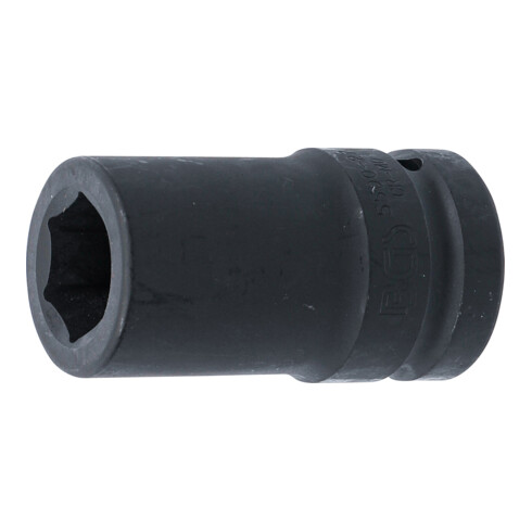BGS Kraft-Steckschlüssel-Einsatz Sechskant, tief 5500-27, Antrieb Innenvierkant 25 mm (1"), SW 27 mm