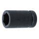 BGS Kraft-Steckschlüssel-Einsatz Sechskant, tief 5500-33, Antrieb Innenvierkant 25 mm (1"), SW 33 mm-1