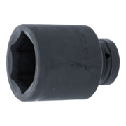 BGS Kraft-Steckschlüssel-Einsatz Sechskant, tief 5500-60, Antrieb Innenvierkant 25 mm (1"), SW 60 mm