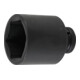BGS Kraft-Steckschlüssel-Einsatz Sechskant, tief 5500-70, Antrieb Innenvierkant 25 mm (1"), SW 70 mm-1
