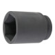 BGS Kraft-Steckschlüssel-Einsatz Sechskant, tief 5500-75, Antrieb Innenvierkant 25 mm (1"), SW 75 mm-1