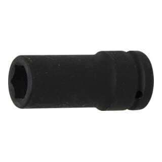 BGS Kraft-Steckschlüssel-Einsatz Sechskant, tief 5721, Antrieb Innenvierkant 20 mm (3/4"), SW 21 mm