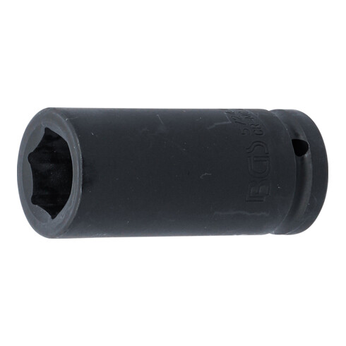 BGS Kraft-Steckschlüssel-Einsatz Sechskant, tief 5724, Antrieb Innenvierkant 20 mm (3/4"), SW 24 mm