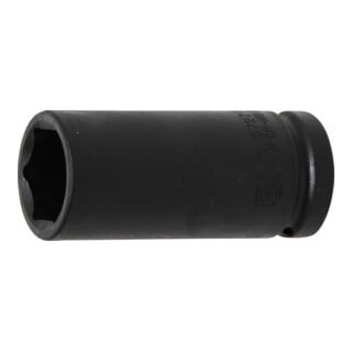 BGS Kraft-Steckschlüssel-Einsatz Sechskant, tief 5727, Antrieb Innenvierkant 20 mm (3/4"), SW 27 mm