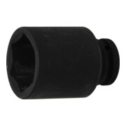 BGS Kraft-Steckschlüssel-Einsatz Sechskant, tief 5746, Antrieb Innenvierkant 20 mm (3/4"), SW 46 mm