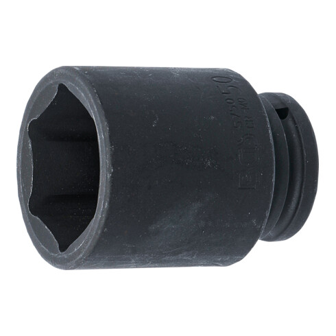 BGS Kraft-Steckschlüssel-Einsatz Sechskant, tief 5750, Antrieb Innenvierkant 20 mm (3/4"), SW 50 mm