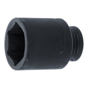BGS Kraft-Steckschlüssel-Einsatz Sechskant, tief 5755, Antrieb Innenvierkant 20 mm (3/4"), SW 55 mm