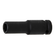 BGS Kraft-Steckschlüssel-Einsatz Sechskant, tief 7212, Antrieb Innenvierkant 12,5 mm (1/2"), SW 12 mm