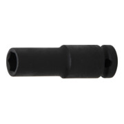 BGS Kraft-Steckschlüssel-Einsatz Sechskant, tief 7213, Antrieb Innenvierkant 12,5 mm (1/2"), SW 13 mm