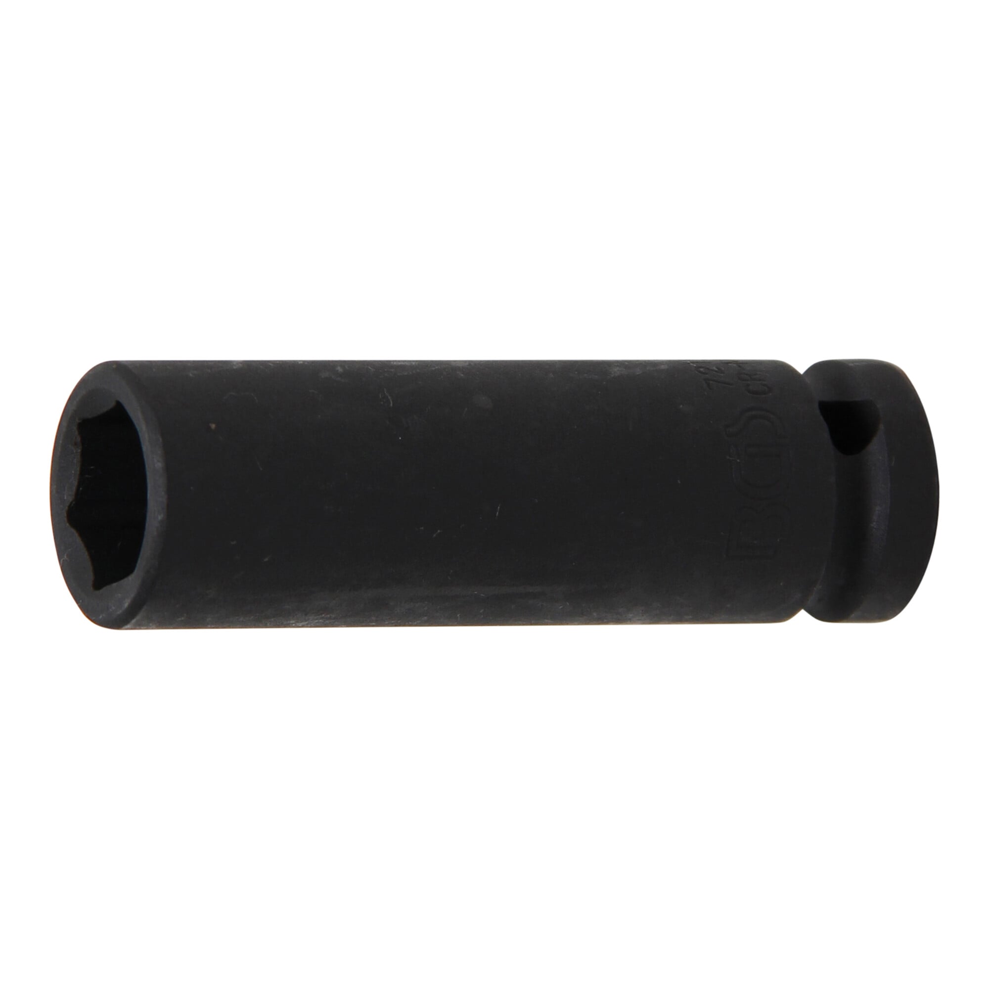 BGS Kraft-Steckschlüssel-Einsatz Sechskant, tief 7215, Antrieb Innenvierkant 12,5 mm (1/2"), SW 15 mm ; BGS technic
