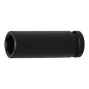 BGS Kraft-Steckschlüssel-Einsatz Sechskant, tief 7218, Antrieb Innenvierkant 12,5 mm (1/2"), SW 18 mm