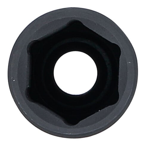 BGS Kraft-Steckschlüssel-Einsatz Sechskant, tief 7222, Antrieb Innenvierkant 12,5 mm (1/2"), SW 22 mm