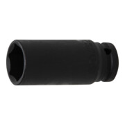 BGS Kraft-Steckschlüssel-Einsatz Sechskant, tief 7224, Antrieb Innenvierkant 12,5 mm (1/2"), SW 24 mm