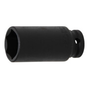 BGS Kraft-Steckschlüssel-Einsatz Sechskant, tief 7227, Antrieb Innenvierkant 12,5 mm (1/2"), SW 27 mm