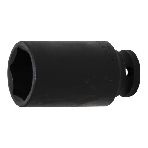BGS Kraft-Steckschlüssel-Einsatz Sechskant, tief 7230, Antrieb Innenvierkant 12,5 mm (1/2"), SW 30 mm