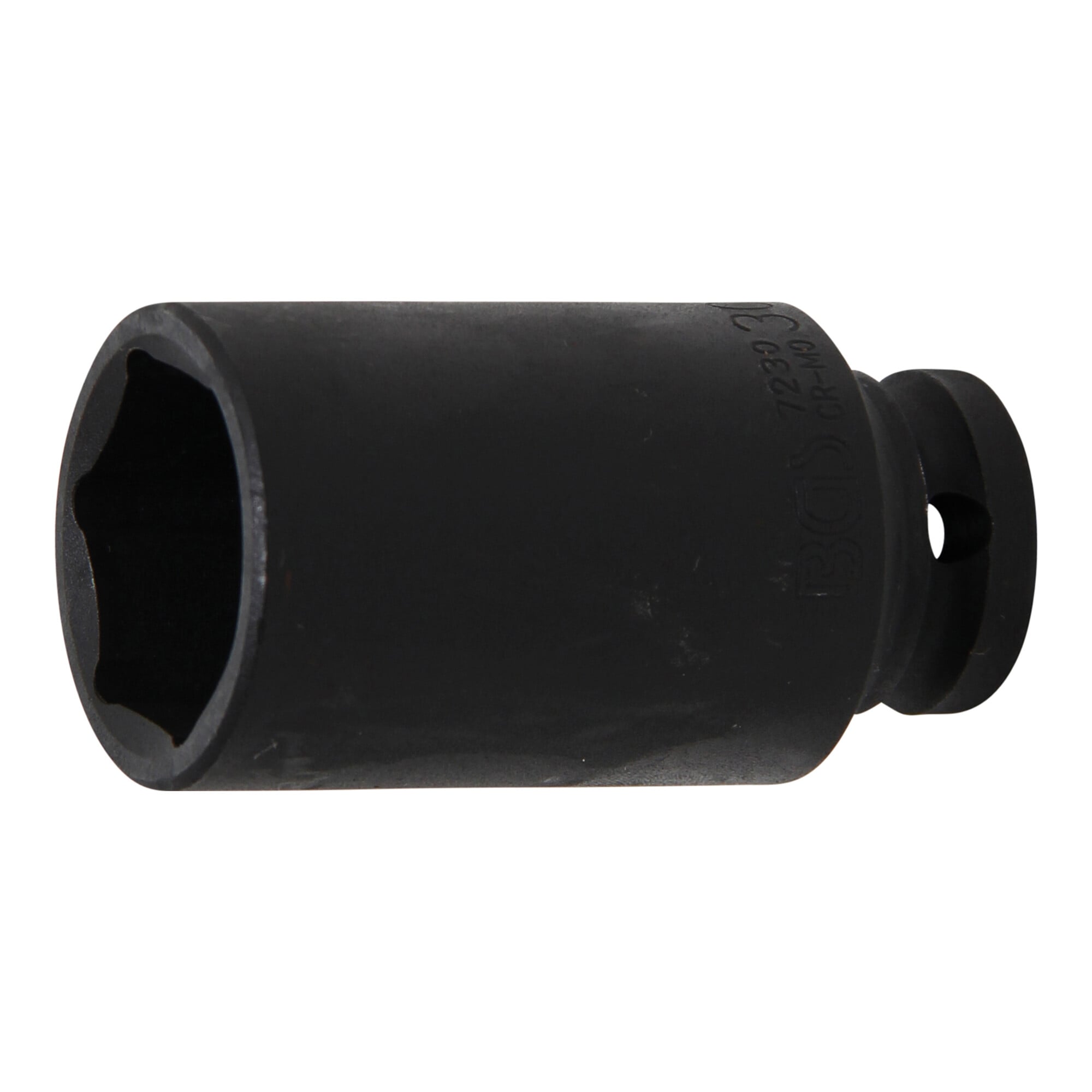 BGS Kraft-Steckschlüssel-Einsatz Sechskant, tief 7230, Antrieb Innenvierkant 12,5 mm (1/2"), SW 30 mm ; BGS technic