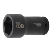 BGS Kraft-Steckschlüssel-Einsatz Sechskant, tief 9812, Antrieb Innenvierkant 20 mm (3/4"), SW 38 mm, für FUSO / Mitsubishi