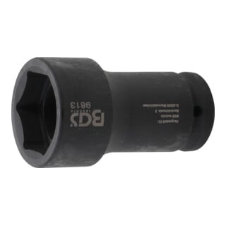 BGS Kraft-Steckschlüssel-Einsatz Sechskant, tief 9813, Antrieb Innenvierkant 20 mm (3/4"), SW 41 mm, für FUSO / Mitsubishi