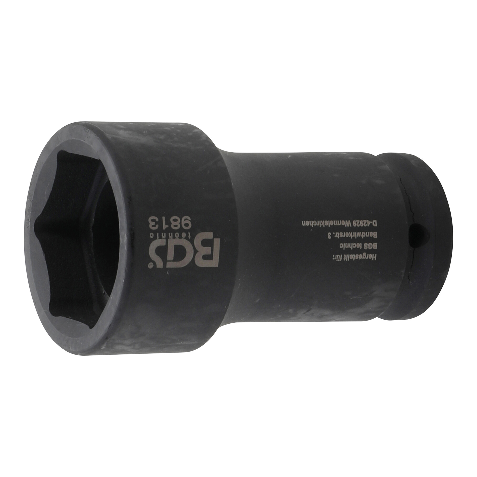 BGS Kraft-Steckschlüssel-Einsatz Sechskant, tief 9813, Antrieb Innenvierkant 20 mm (3/4"), SW 41 mm, für FUSO / Mitsubishi ; BGS technic