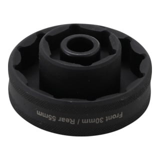 BGS Kraft-Steckschlüssel-Einsatz Sechskant / Zwölfkant 6658, 12,5 mm (1/2"), für Ducati Radbefestigung, SW 30 / 55 mm