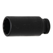 BGS Kraft-Steckschlüssel-Einsatz Zwölfkant 5336, Antrieb Innenvierkant 12,5 mm (1/2"), SW 27 mm