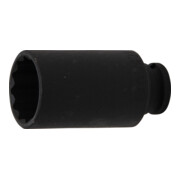 BGS Kraft-Steckschlüssel-Einsatz Zwölfkant 5338, Antrieb Innenvierkant 12,5 mm (1/2"), SW 32 mm
