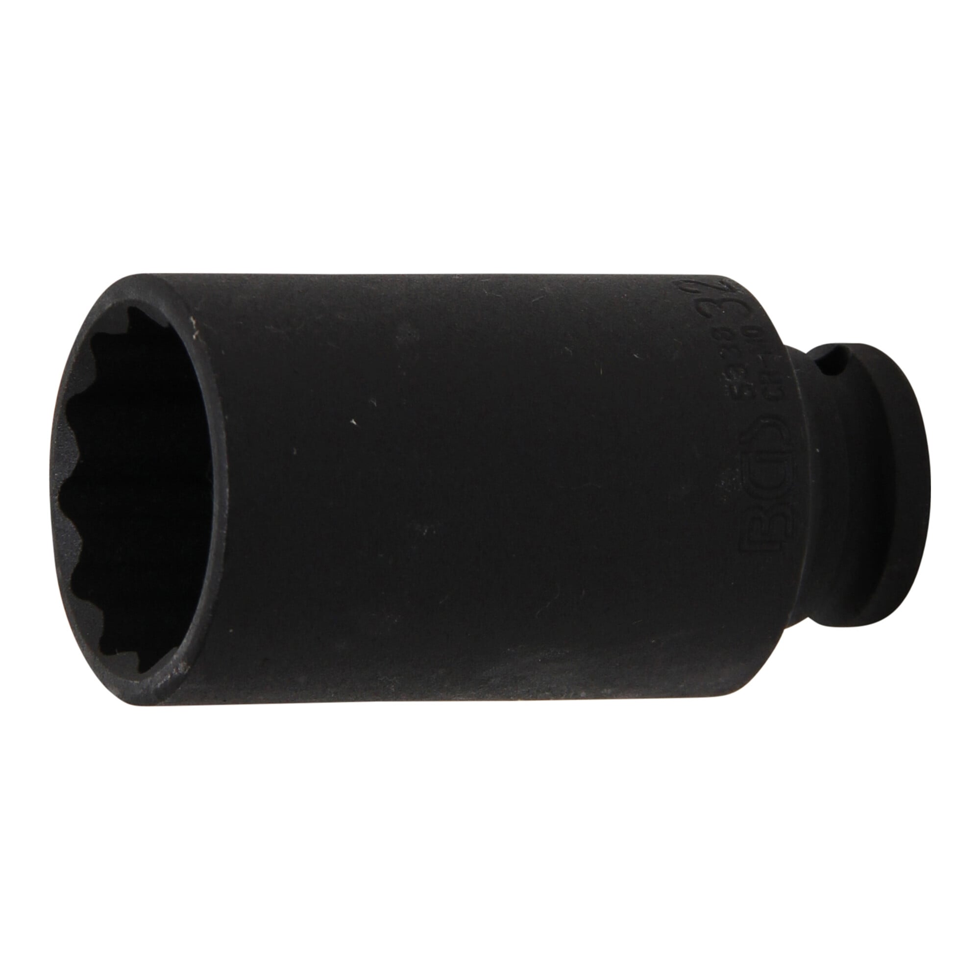 BGS Kraft-Steckschlüssel-Einsatz Zwölfkant 5338, Antrieb Innenvierkant 12,5 mm (1/2"), SW 32 mm ; BGS technic
