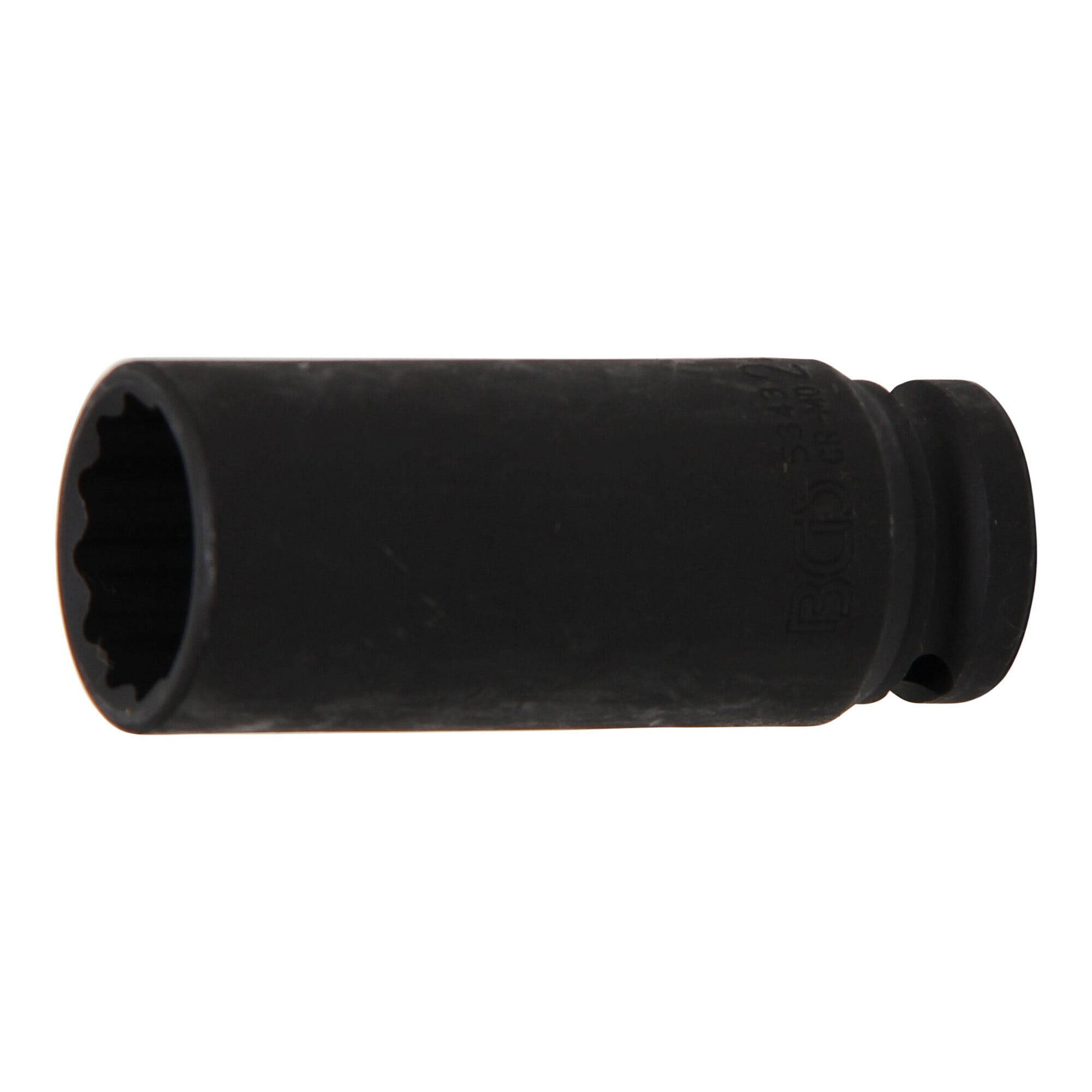 BGS Kraft-Steckschlüssel-Einsatz Zwölfkant 5343, Antrieb Innenvierkant 12,5 mm (1/2"), SW 24 mm ; BGS technic