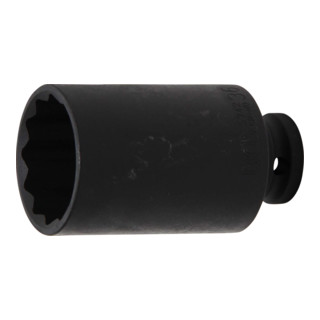 BGS Kraft-Steckschlüssel-Einsatz Zwölfkant Antrieb Innenvierkant 12,5 mm SW 36 mm