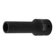BGS Kraft-Steckschlüssel-Einsatz Zwölfkant, tief 5345, Antrieb Innenvierkant 20 mm (3/4"), SW 17 mm