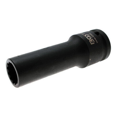 BGS Kraft-Steckschlüssel-Einsatz Zwölfkant, tief 5346, Antrieb Innenvierkant 20 mm (3/4"), SW 19 mm