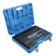 BGS Kraft-Steckschlüssel-Satz Sechskant 6,3 mm (1/4 Zoll) + 12,5 mm (1/2 Zoll) 69 teilig