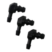 BGS Kunststoff-Verbinder-Satz 8107-22, L-Form, 30-tlg.