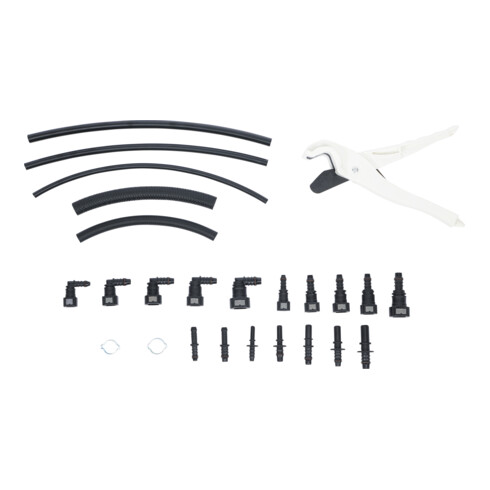 BGS Kunststoffrohr- & Kupplungs-Sortiment 6776, 95-tlg.