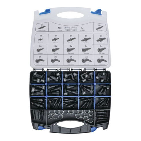 BGS Kunststoffrohr- & Kupplungs-Sortiment 6776, 95-tlg.